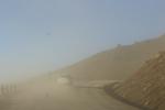 Cardrona 2023 09 - Driving in a dust cloud