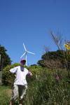 Karori - Park - Flo & Brooklyn wind turbine