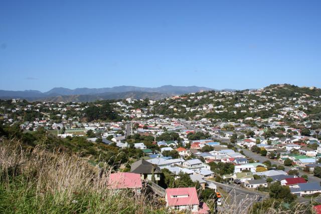 Wellington city views - 12 - Maupuia - Miramar side