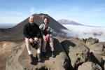 062 - Tongariro - Jeff & Flo on Tongariro summit