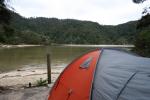 Christmas 2012 - 024 - Our tent at Bark Bay camp, Abel Tasman