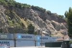 182 - Containers lining the cliff, Sumner