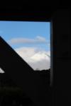 Whakapapa 15 - Mt Ngauruhoe - View from motel, blue sky version
